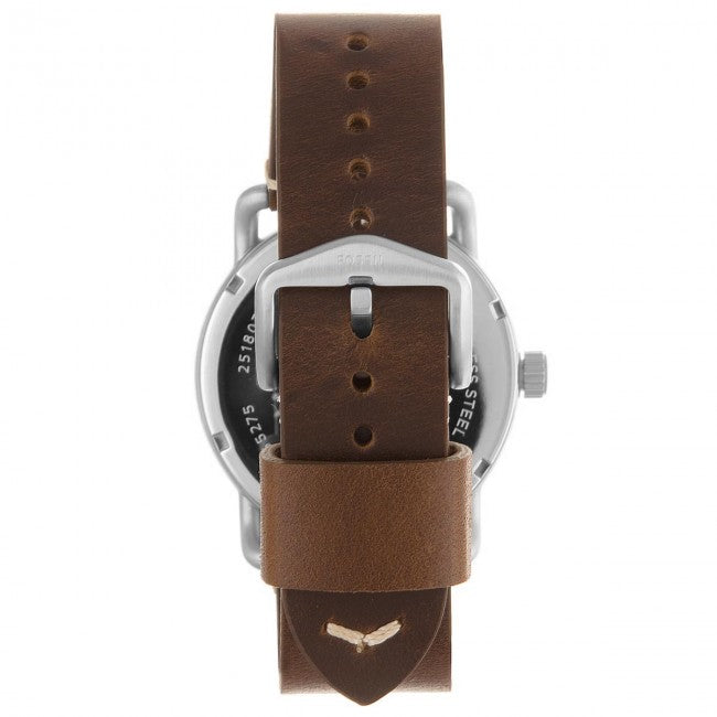 Fossil Commuter Brown Leather Strap Men's Watch - FS5275